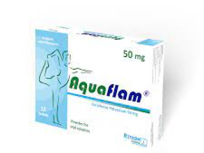 AQUAFLAM 50MG 12 SACHETS