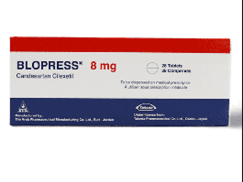 BLOPRESS 8 MG 28 TAB