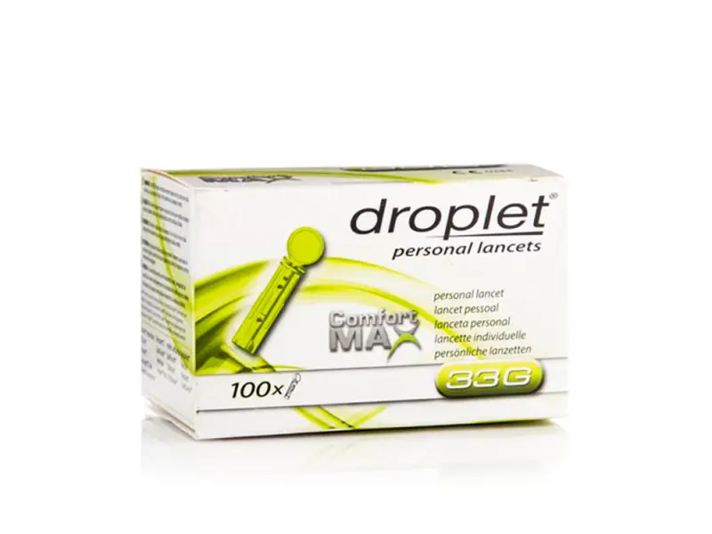 DROPLET LANCET 200PCS 33G DROPLET LANCET 200PCS 33G