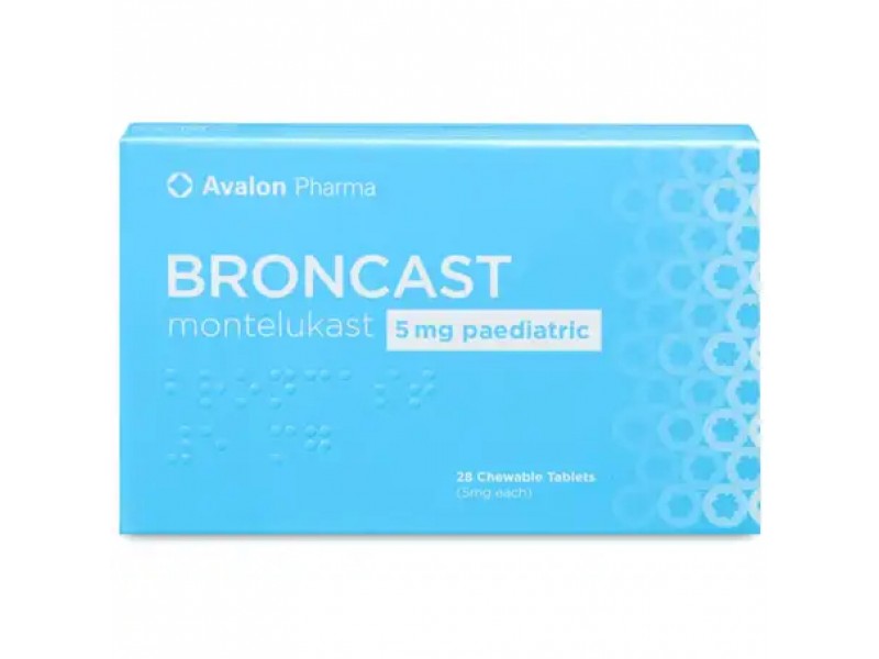 BRONCAST 5MG PEDIATRIC 28TAB