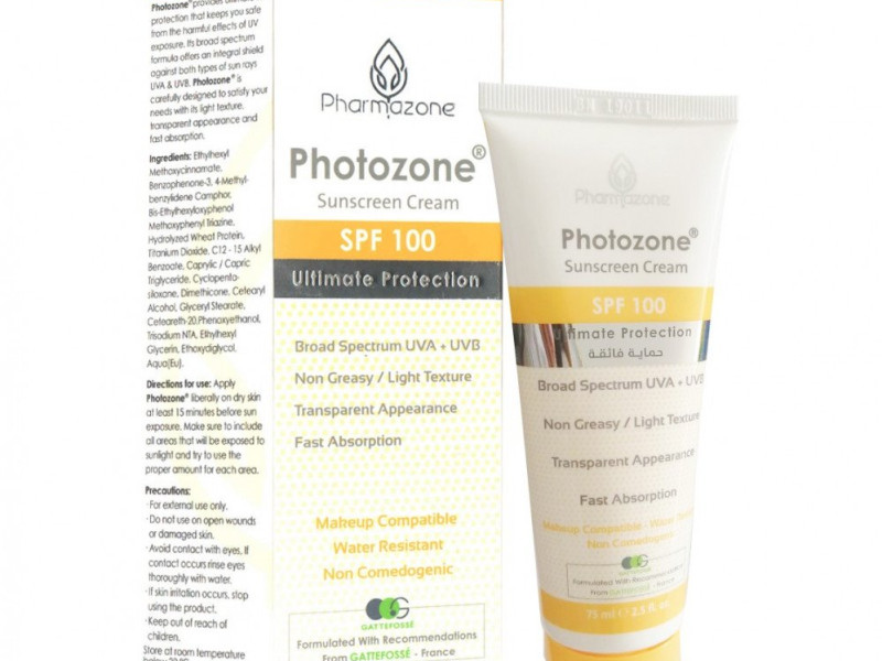 فوتوزون كريم واقي الشمس SPF 100 75 مل فوتوزون كريم واقي الشمس SPF 100 75 مل
