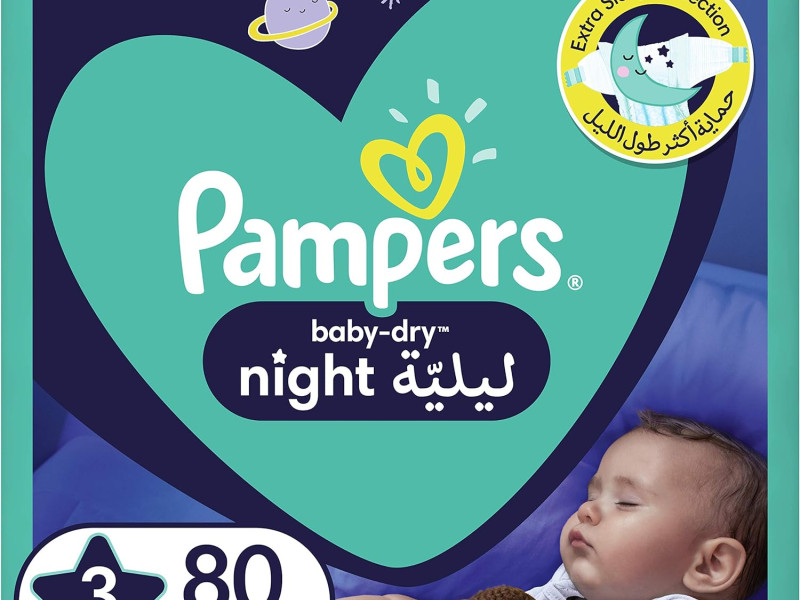 بامبرز ليليه مقاس 3 عدد 80 حبه بامبرز ليليه مقاس 3 عدد 80 حبه