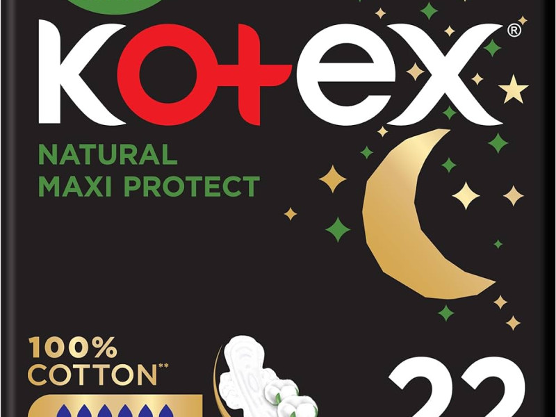 KOTEX NATURAL NIGHT 6X22 KOTEX NATURAL NIGHT 6X22