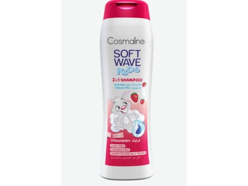 SOFT WAVE KIDS SHAMPOO 2IN1 STRAWBERRY 400ML SOFT WAVE KIDS SHAMPOO 2IN1 STRAWBERRY 400ML