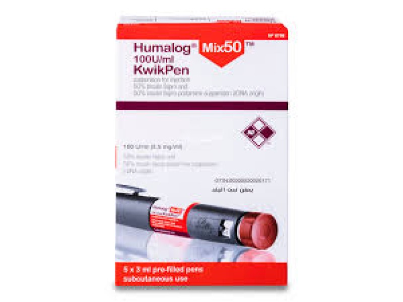 HUMALOG MIX50 KWIKPEN 5X3ML