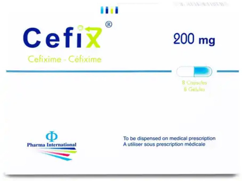 CEFIX 200MG CAPULES 8 CAP