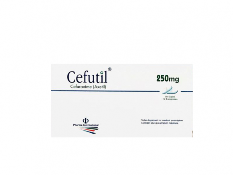 CEFUTIL 250MG 10 TAB