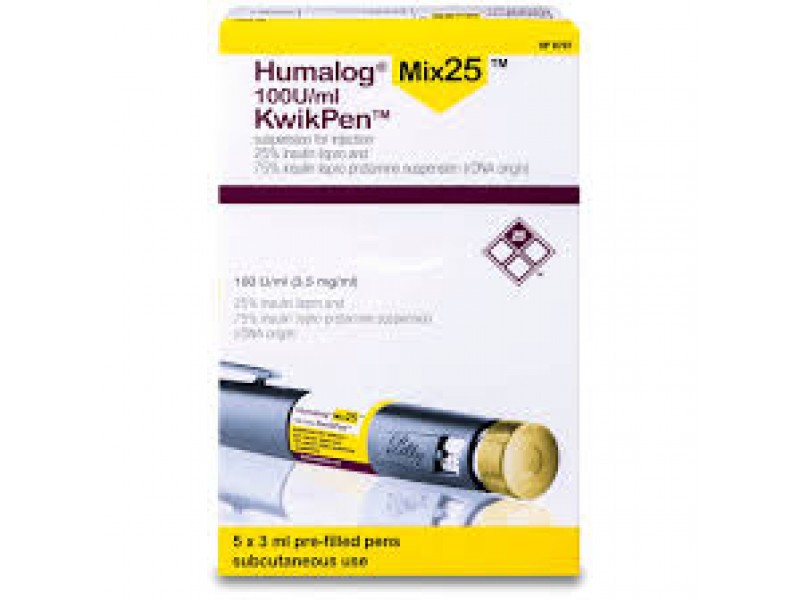HUMALOG MIX 25 100U/ML FLEXPEN HUMALOG MIX 25 100U/ML FLEXPEN