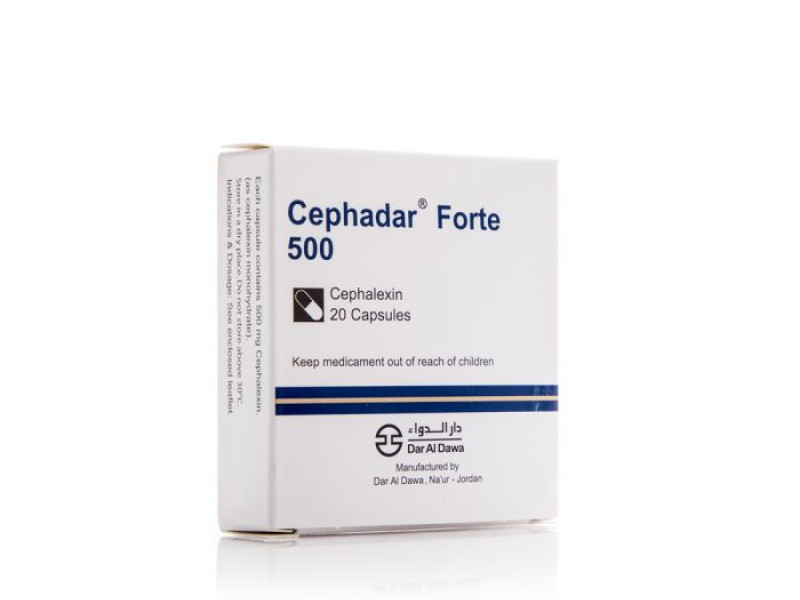 CEPHADAR FORTE 500 MG 20 CAPS CEPHADAR FORTE 500 MG 20 CAPS