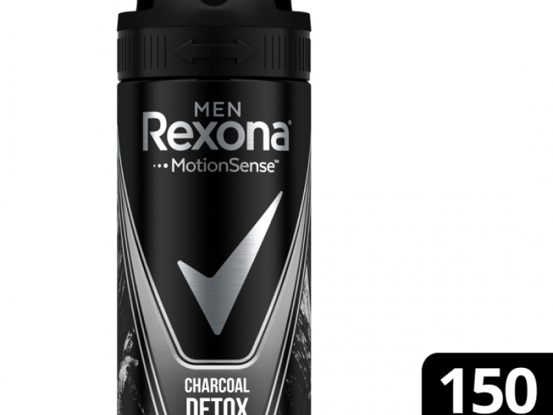 REXONA SPRAY MEN CHARCOL DETOX 150ML