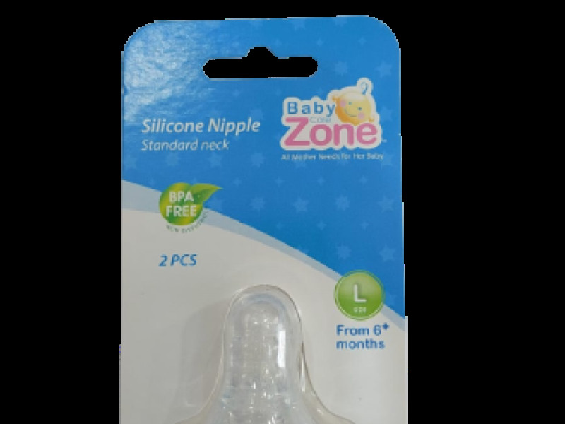 BABYZONE SILICONE NIPPLE L-SIZE