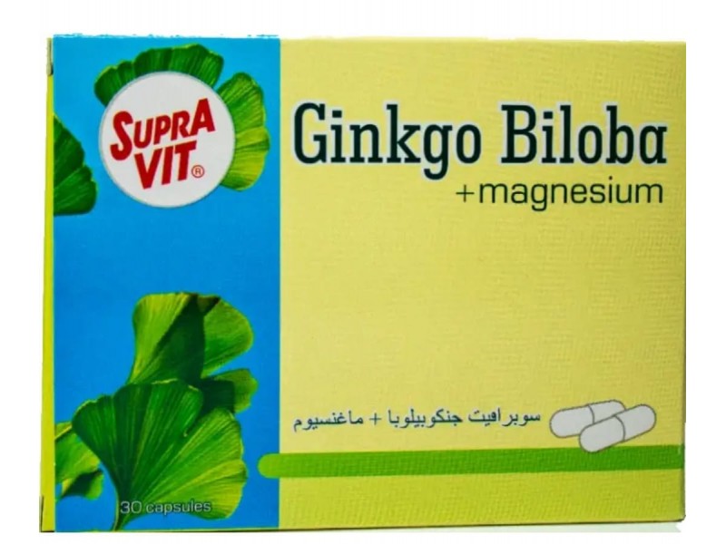 SUPRA VIT GINKGO BILOBA 30CAP SUPRA VIT GINKGO BILOBA 30CAP