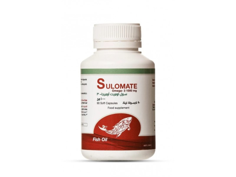 SULOMATE OMEGA-3 1000MG 90CAP SULOMATE OMEGA-3 1000MG 90CAP