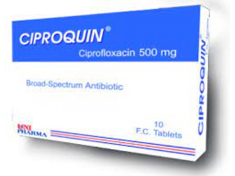 CIPROQUIN 500MG 10TAB