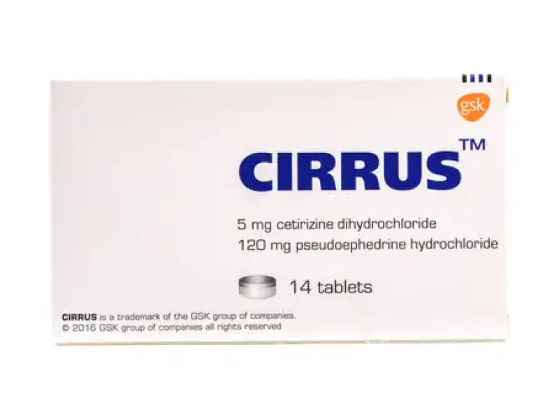 CIRRUS 5MG/120MG 14 TAB
