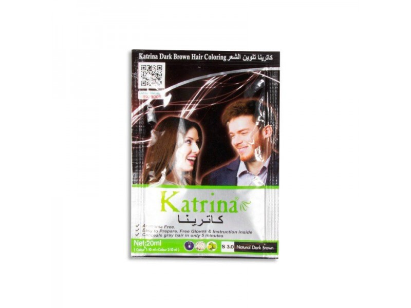 KATRINA HAIR COLOR NATURAL DARK BROWN 20ML KATRINA HAIR COLOR NATURAL DARK BROWN 20ML