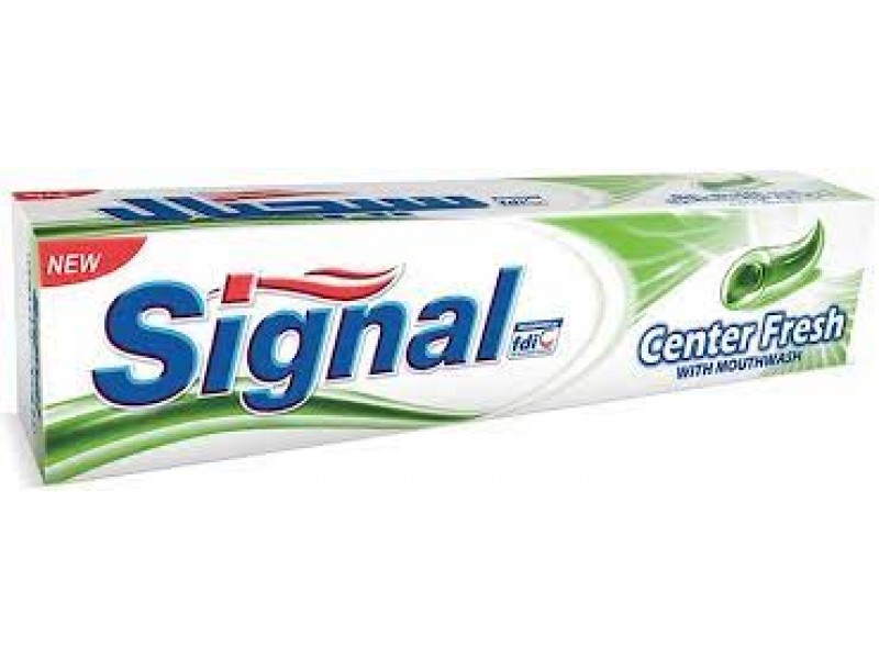 SIGNAL Toothpaste CENTER FRESH WITH MOUTH WASH 100ML SIGNAL Toothpaste CENTER FRESH WITH MOUTH WASH 100ML