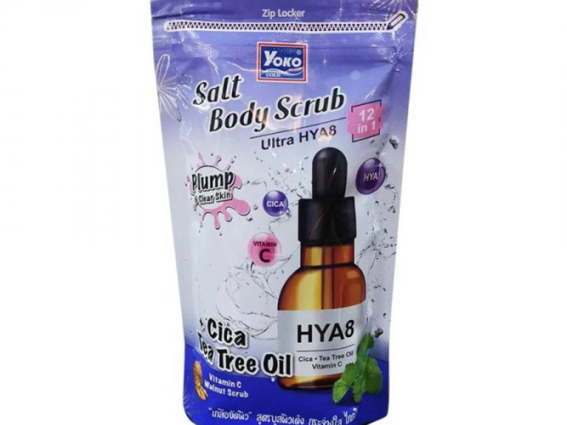 YOKO GOLD SALT BODY SCRUB ULTRA TEA 350GM YOKO GOLD SALT BODY SCRUB ULTRA TEA 350GM
