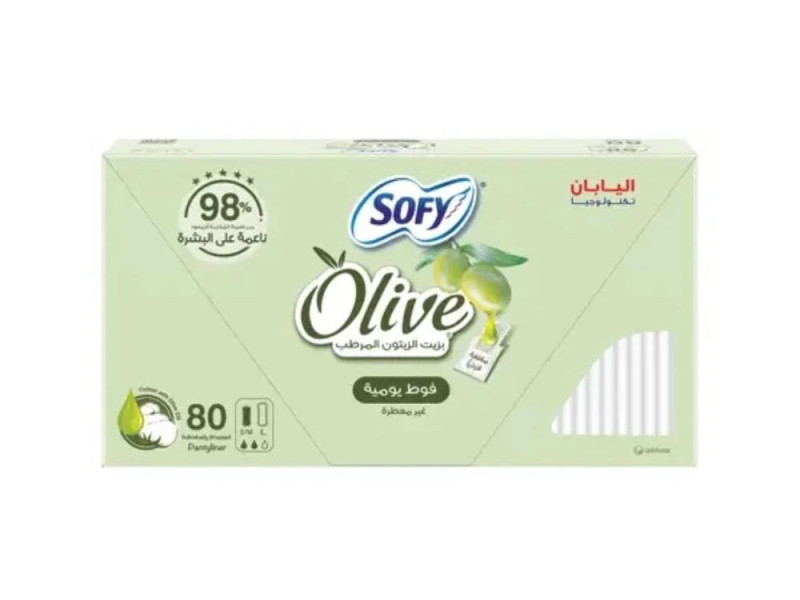 SOFY OLIVE 5X80 PANTY LINER UNSCENTED SOFY OLIVE 5X80 PANTY LINER UNSCENTED