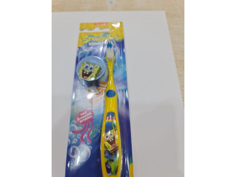 SPONGEBOB 2580 BRUSH COVER AND BASE SPONGEBOB 2580 BRUSH COVER AND BASE