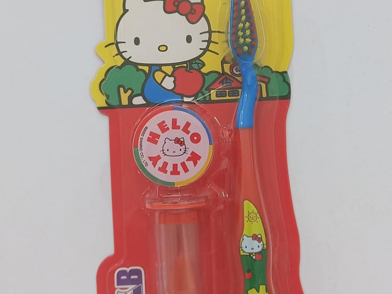HALLO KITTY 2856 BRUSH WITH SAND WATCH HALLO KITTY 2856 BRUSH WITH SAND WATCH