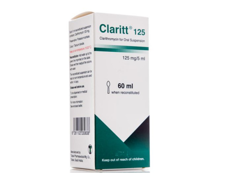 CLARITT 125 MG SYRUP 60 ML