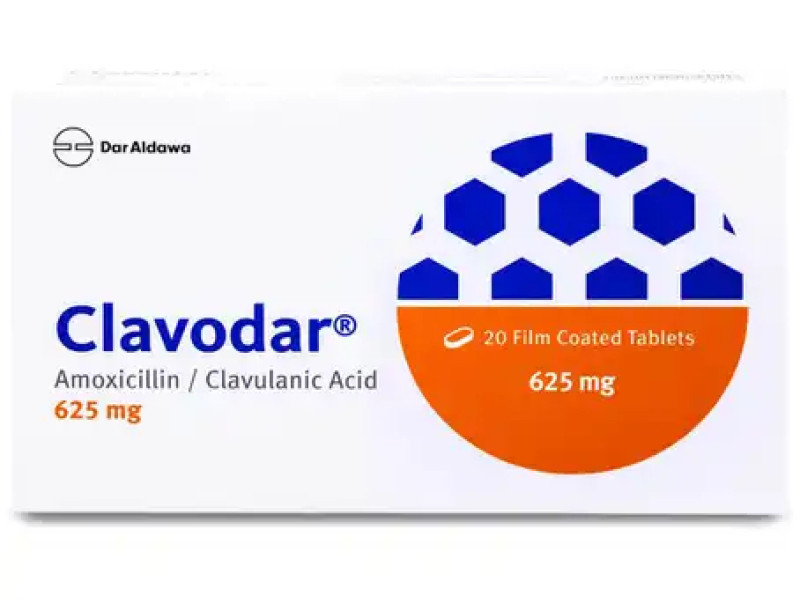 CLAVODAR 625MG 20TAB CLAVODAR 625MG 20TAB
