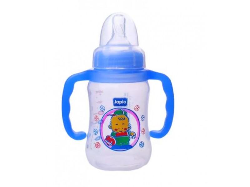 JAPLO 140ML 77-73 FEDDING BOTTLE (W) HANDLE