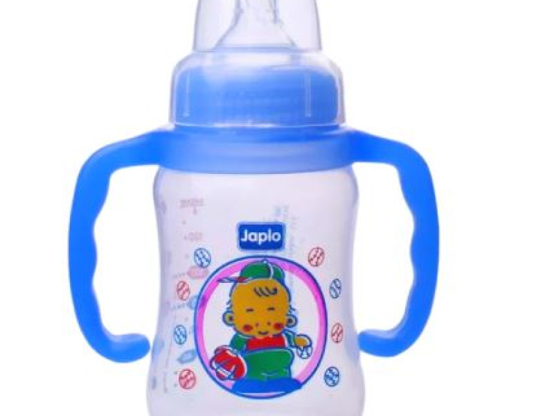 JAPLO 140ML 77-73 FEDDING BOTTLE (W) HANDLE
