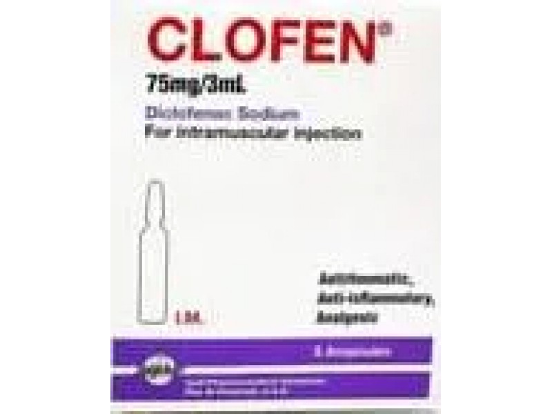 CLOFEN 75MG INJECTION