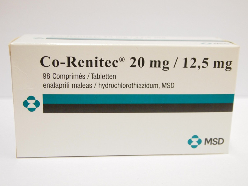 CO RENITEC 20/12.5MG 30TAB