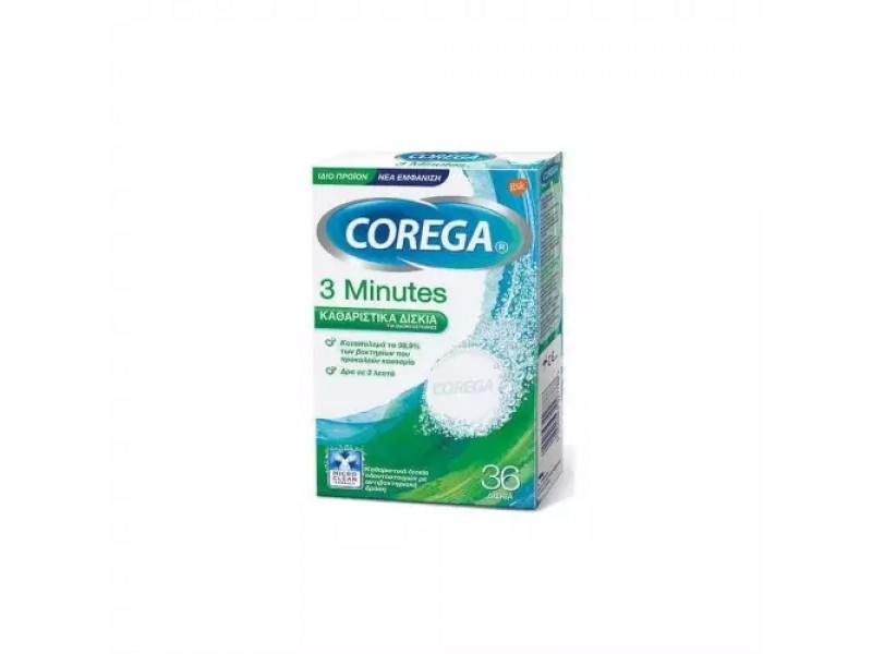 COREGA DENTURE CLEANSER 36TAB COREGA DENTURE CLEANSER 36TAB