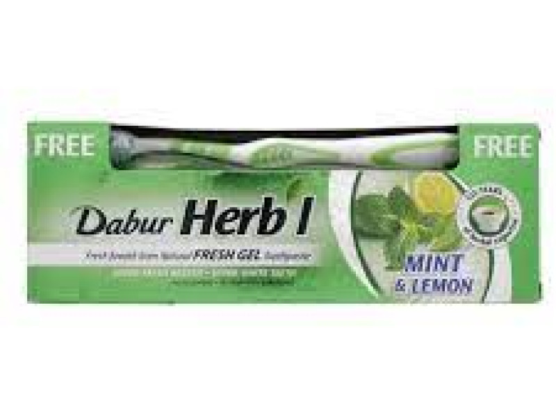 DABUR HERBAL TOOTH PASTE 150GM MINT&LEMON DABUR HERBAL TOOTH PASTE 150GM MINT&LEMON