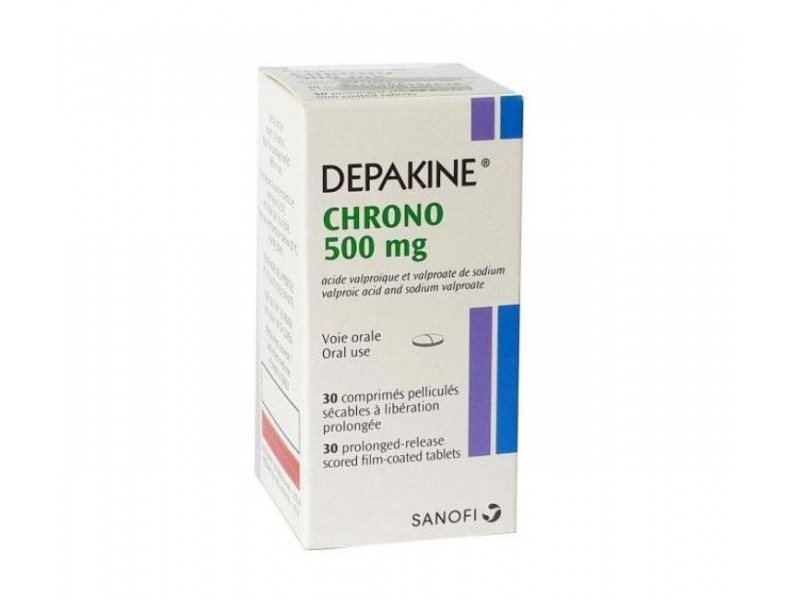 DEPAKINE CHRONO 500 MG 30 TABLETS DEPAKINE CHRONO 500 MG 30 TABLETS