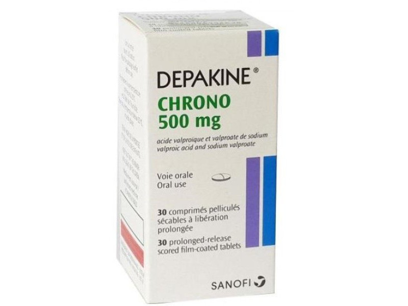 DEPAKINE CHRONO 500 MG 30 TABLETS DEPAKINE CHRONO 500 MG 30 TABLETS