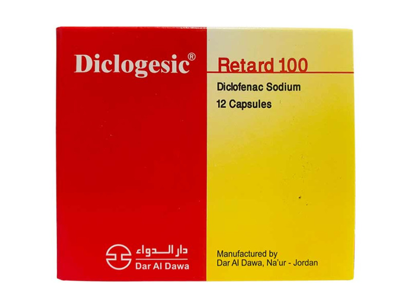 DICLOGESIC RETARD 100 mg 12 CAPSULES DICLOGESIC RETARD 100 mg 12 CAPSULES