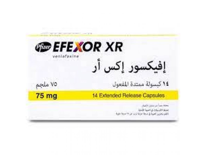 EFEXOR XR 75 MG 14 CAPSULES