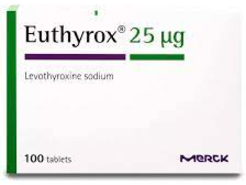 EUTHYROX 25MCG 100TABLETS EUTHYROX 25MCG 100TABLETS