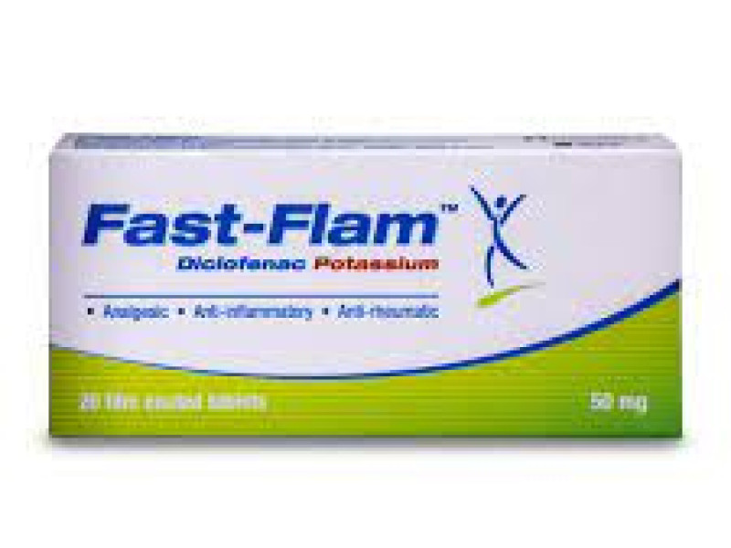 FASTFLAM 50MG 20 TABLETS