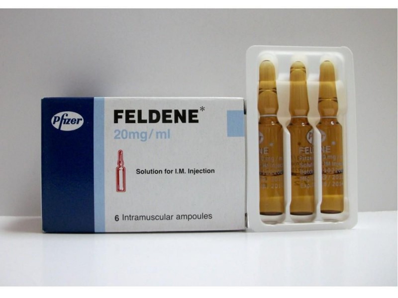 FELDENE 20MG IM 5 AMPOULES