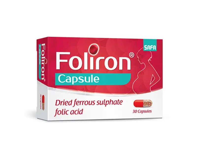 FOLIRON 30 CAPSULES 