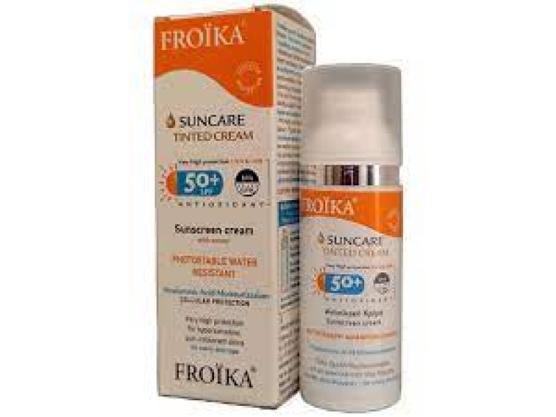 فرويكا واقي الشمس كريم SPF 50 +كريم اساس 50 مل فرويكا واقي الشمس كريم SPF 50 +كريم اساس 50 مل