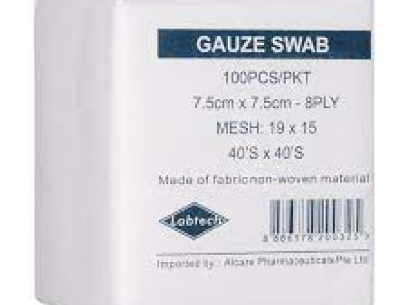 GAUZE SWAB 7.5CM 0110302 GAUZE SWAB 7.5CM 0110302