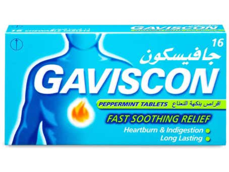 GAVISCON PEPPERMINT TABLETS