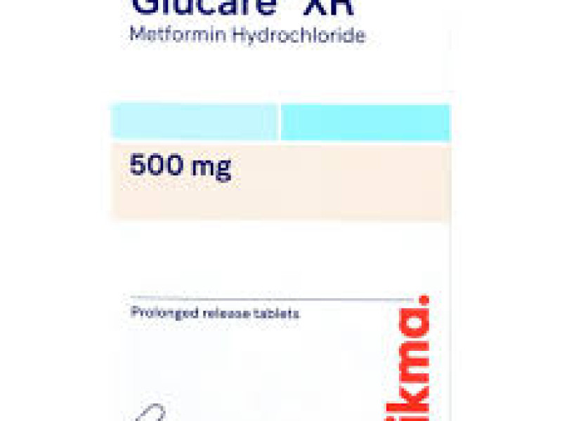 GLUCARE XR 500MG 60TAB