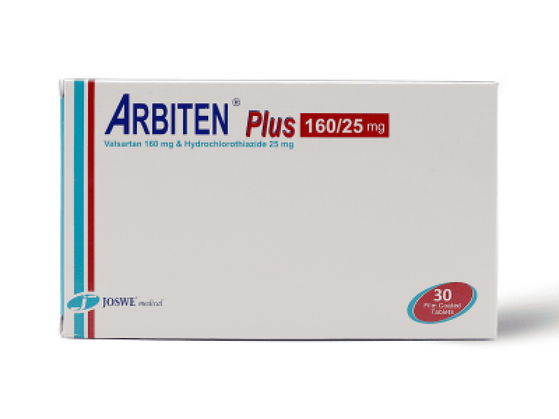 ARBITEN PLUS 160/25MG 30TAB ARBITEN PLUS 160/25MG 30TAB