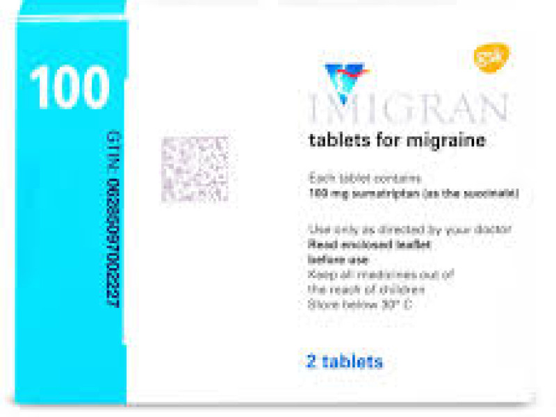 IMIGRAN 100MG 2TAB