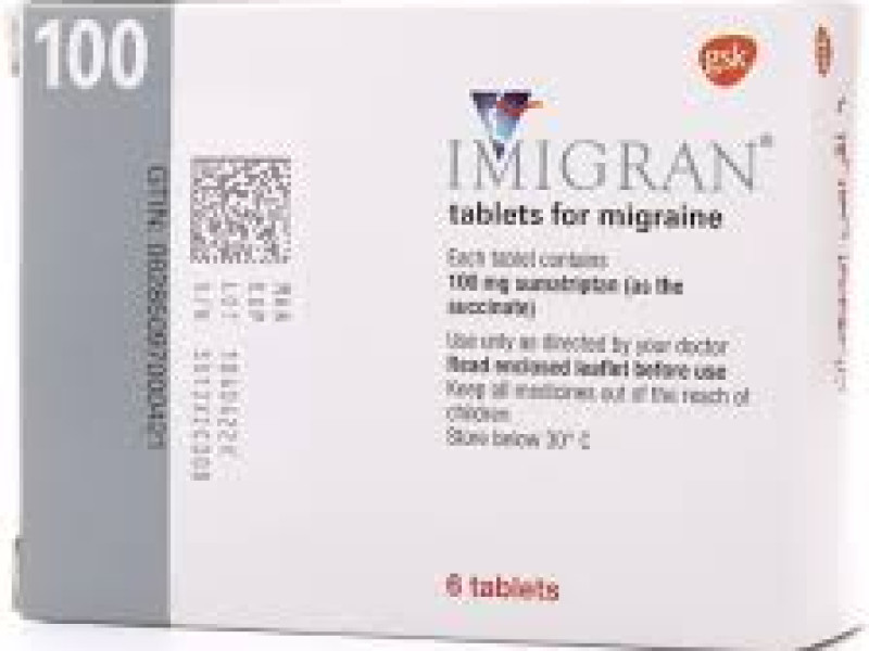 IMIGRAN 100MG 6TAB