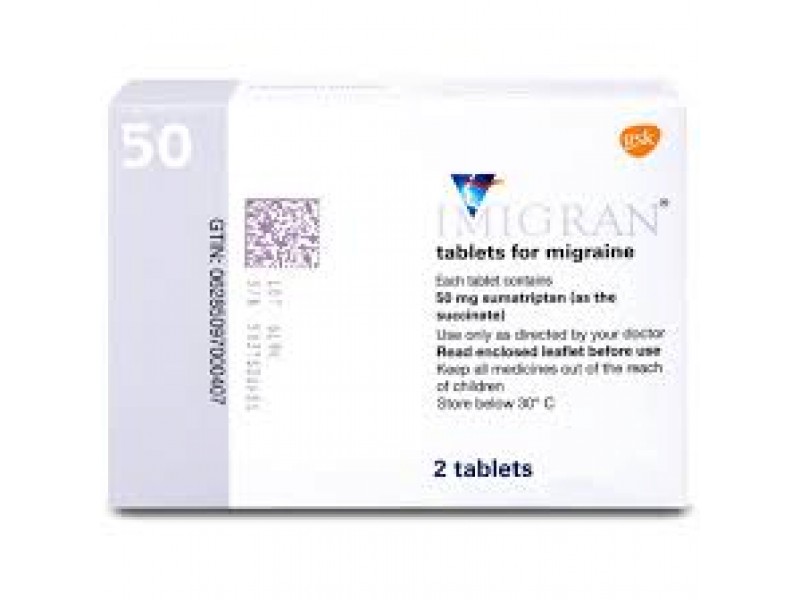 IMIGRAN 50MG 2TAB