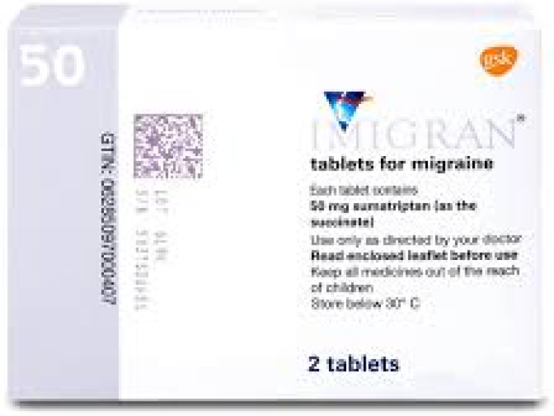 IMIGRAN 50MG 2TAB